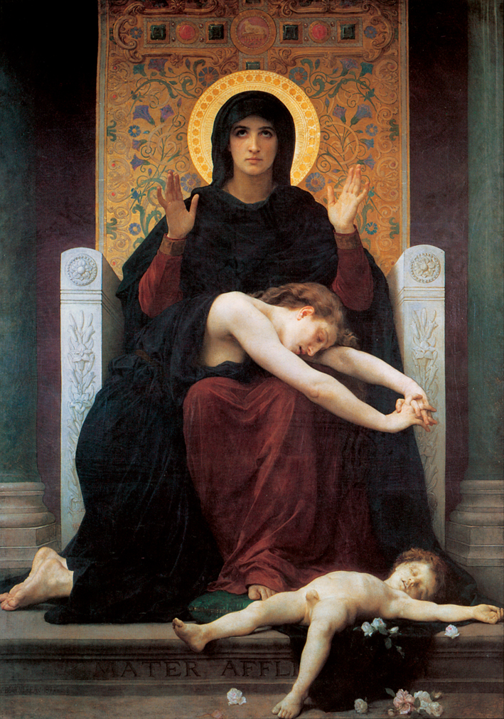  阿道夫·布格罗 Adolphe Bouguereau —— 圣母神慰
